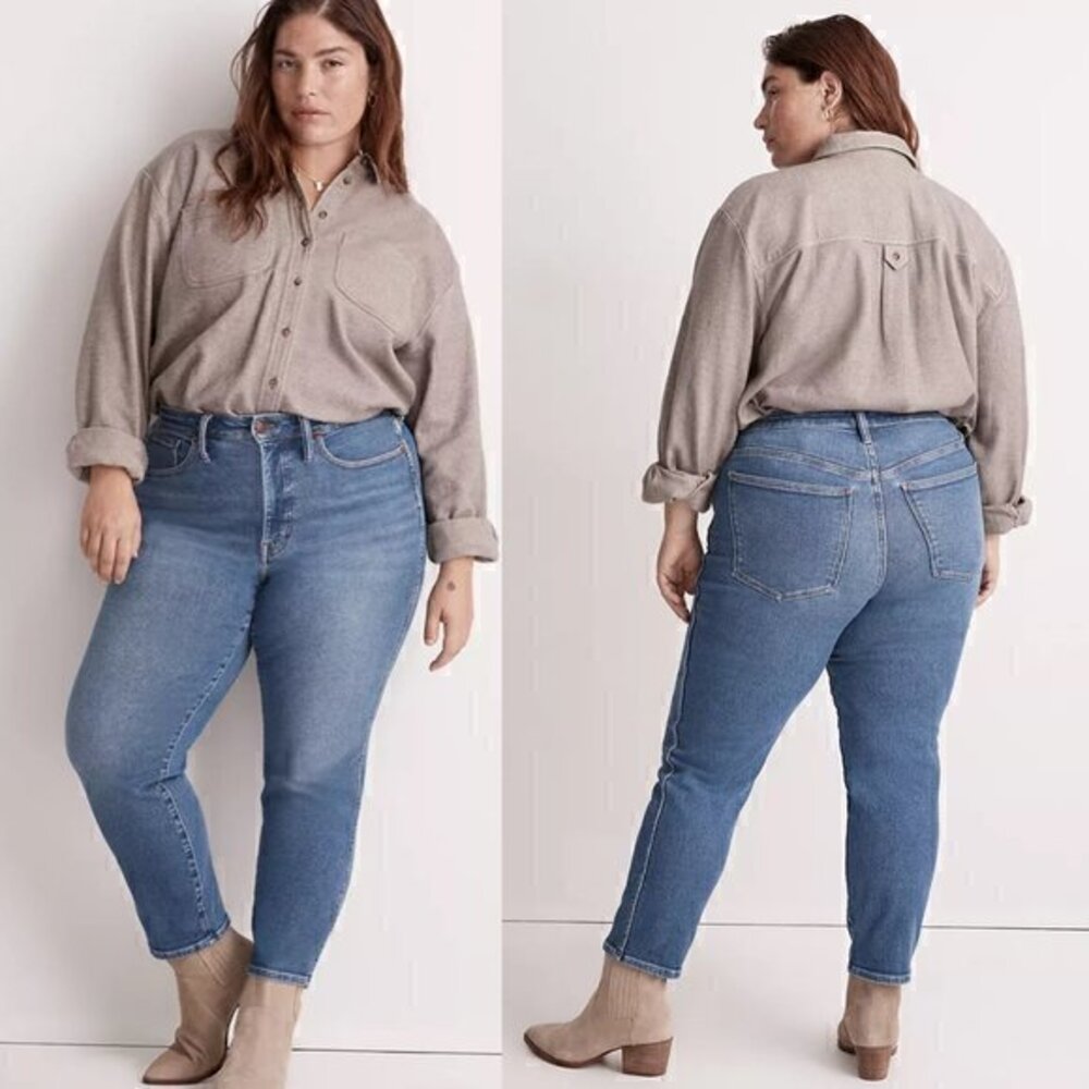 Madewell 11" High Rise Skinny Jeans Plus Size 36T NWOT